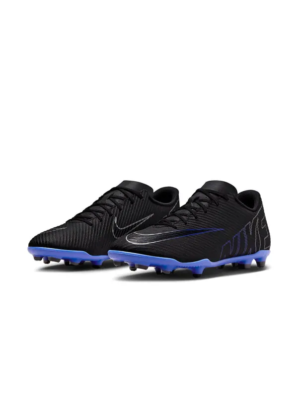 Кроссовки mercurial vapor 15 club fg soccer cleats 'black pack' Nike — изображение 4 из 4, черный/синий