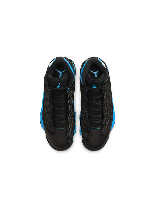 Кроссовки 13 retro 'black university blue' Air Jordan — изображение 4 из 4, черный/синий/черный