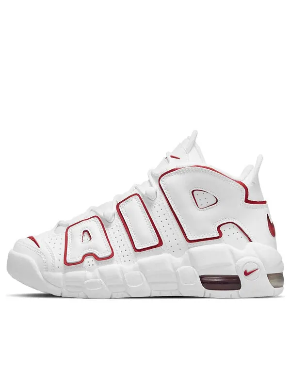 Кроссовки air more uptempo 'white varsity red' 2021 Nike — изображение 1 из 4, белый/красный