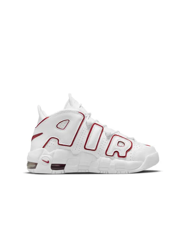 Кроссовки air more uptempo 'white varsity red' 2021 Nike — изображение 2 из 4, белый/красный