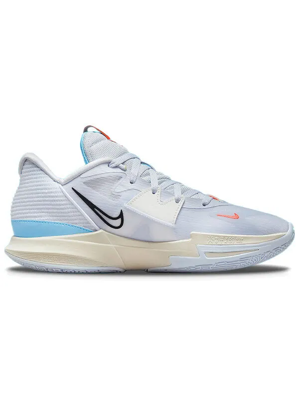 Кроссовки Nike Kyrie Low 5 'Football Grey' — изображение 2 из 4, серый/синий
