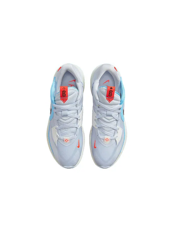 Кроссовки Nike Kyrie Low 5 'Football Grey' — изображение 4 из 4, серый/синий