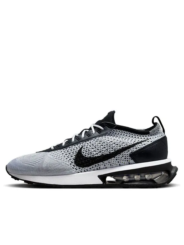 Кроссовки air max flyknit racer Nike — изображение 1 из 4, серый/черный
