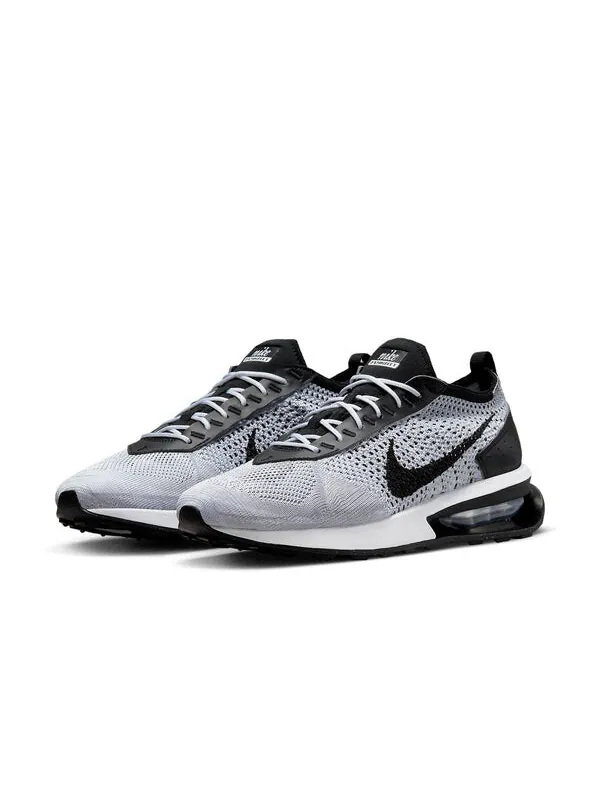 Кроссовки air max flyknit racer Nike — изображение 3 из 4, серый/черный