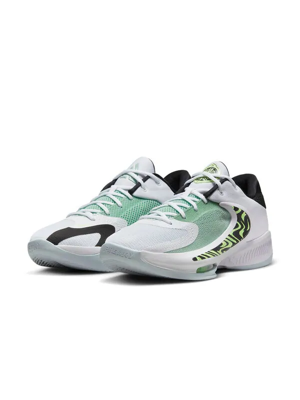 Кроссовки зум фрик 4 Nike — изображение 3 из 4, белый/зеленый