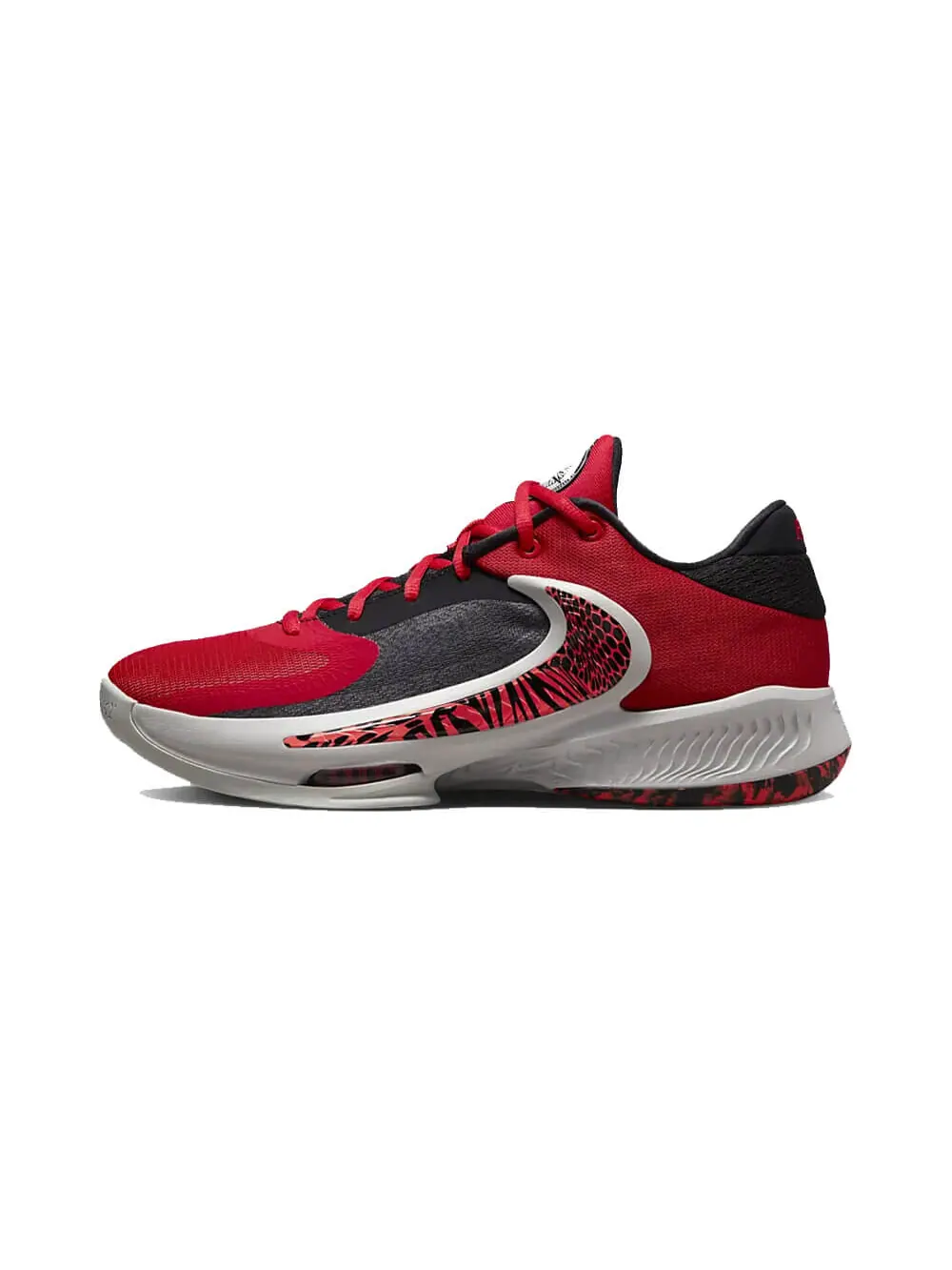 Баскетбольные кроссовки Nike Zoom Freak 4 "Safari" — изображение 1 из 5, красный