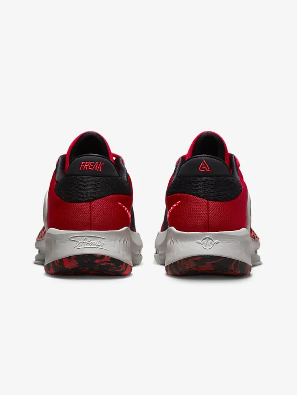 Баскетбольные кроссовки Nike Zoom Freak 4 "Safari" — изображение 3 из 5, красный