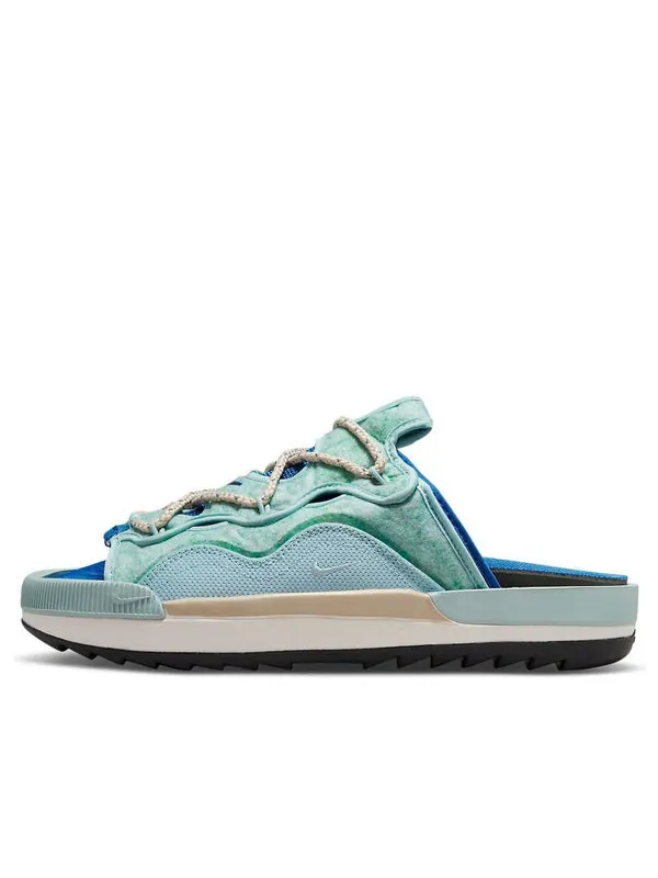 Тапочки offline 2.0 slip-on 'ocean cube' Nike — изображение 1 из 4, темный синий/песочный