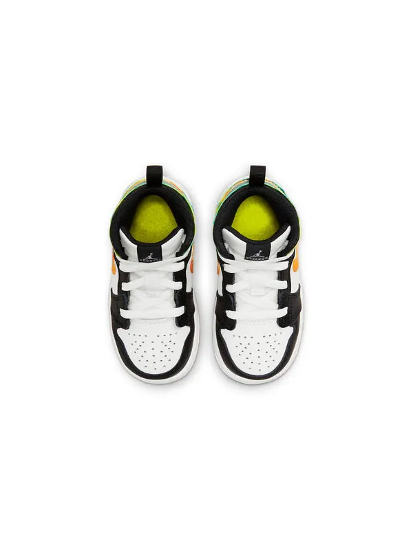 Кроссовки 1 средний размер Air Jordan — изображение 4 из 4, черный/оранжевый//белый