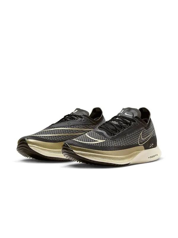 Кроссовки zoomx streakfly Nike — изображение 2 из 4, черный/золотистый-белый