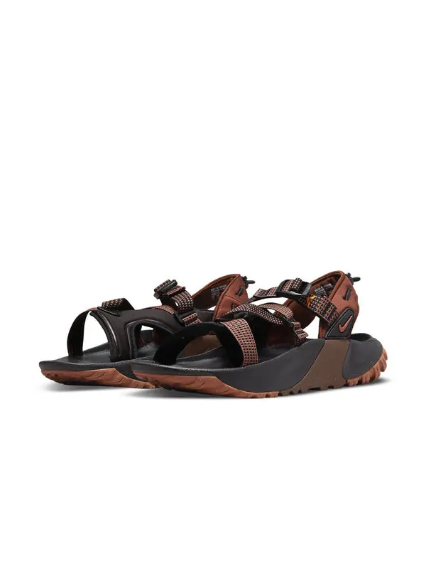 Сандалии oneonta sandal sports коричневые сандалии Nike — изображение 3 из 4, черный/коричневый