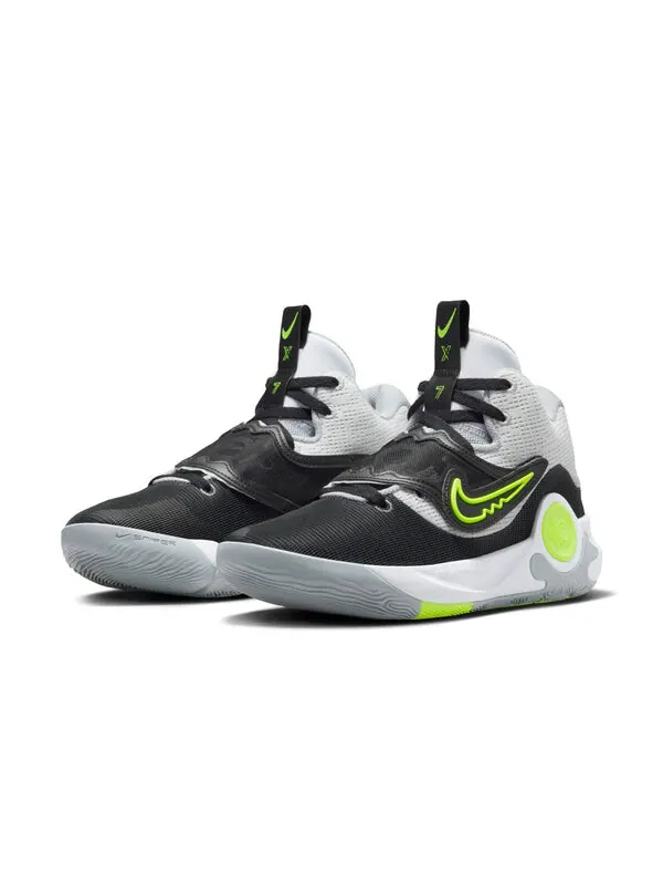Кроссовки kd trey 5 x ep 'white black volt' Nike — изображение 3 из 4, белый/черный/серый