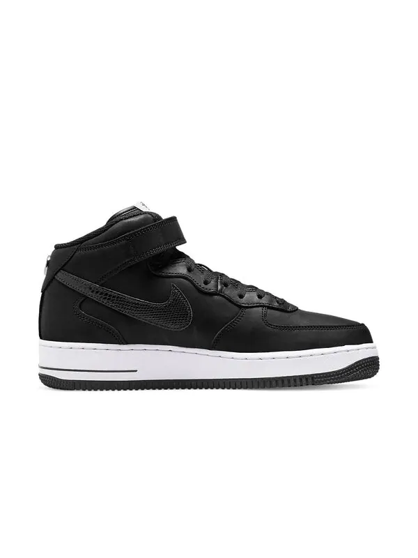 Кроссовки x stussy air force 1 mid Nike — изображение 2 из 4, черный/белый