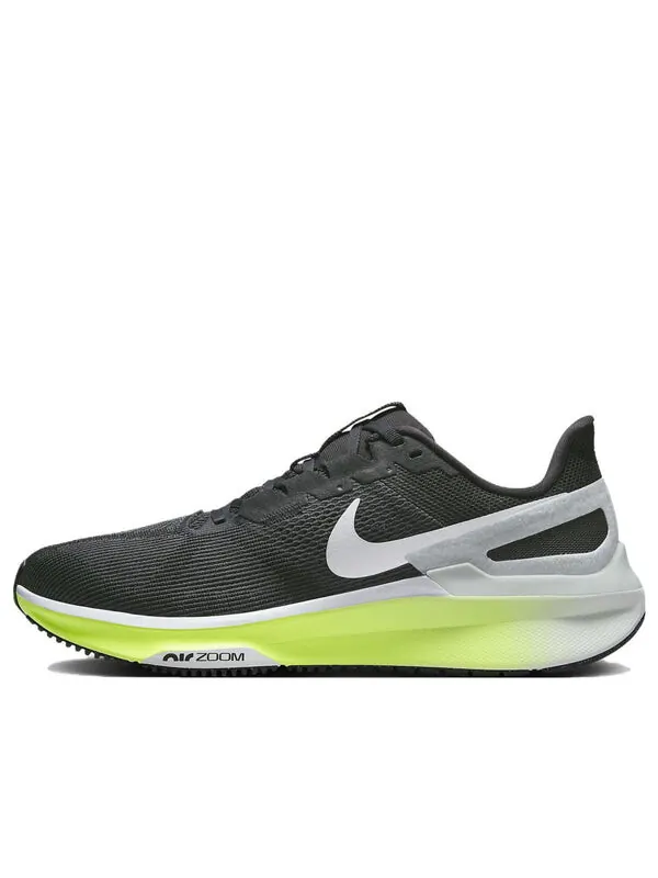 Кроссовки air zoom structure 25 'black volt white' Nike — изображение 1 из 4, платиновый/белый