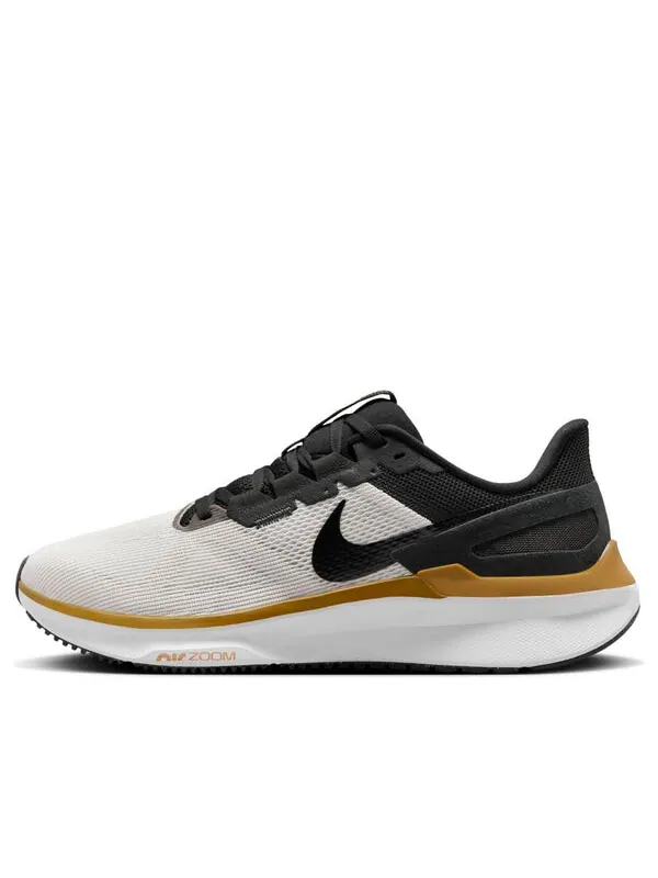 Кроссовки Air Zoom Structure 25 Nike — изображение 1 из 4, серый/черный/золотистый