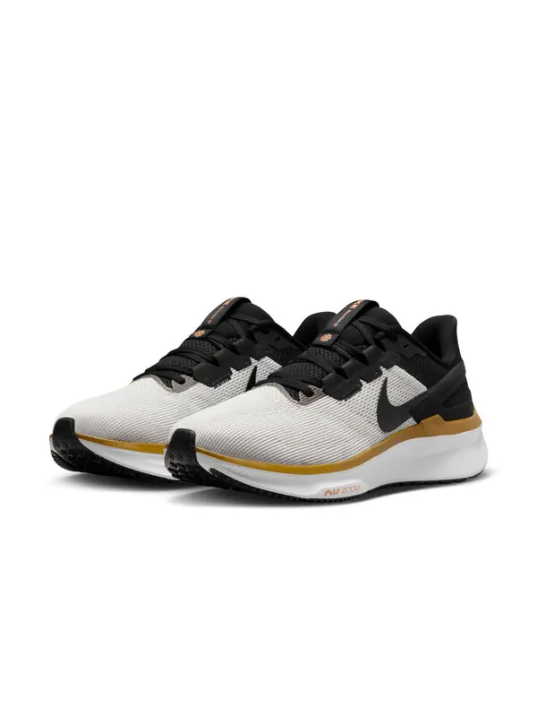 Кроссовки Air Zoom Structure 25 Nike — изображение 3 из 4, серый/черный/золотистый