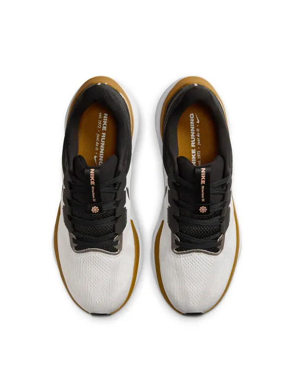 Кроссовки Air Zoom Structure 25 Nike — изображение 4 из 4, серый/черный/золотистый