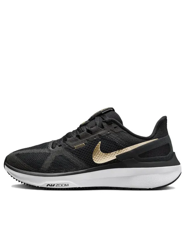 Кроссовки Air Zoom Structure 25 Nike — изображение 1 из 4, черный/золотистый/белый