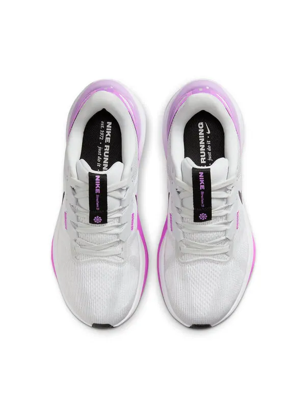 Кроссовки Air Zoom Structure 25 Nike — изображение 3 из 4, белый/платиновый//черный