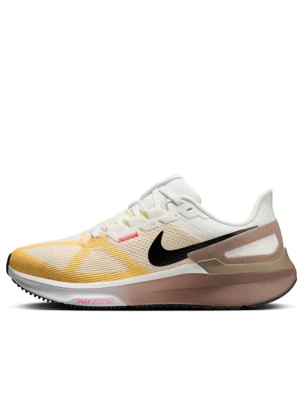 Кроссовки air zoom structure 25 'summit white mink brown black' Nike — изображение 1 из 4, белый/коричневый//черный