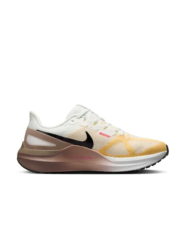 Кроссовки air zoom structure 25 'summit white mink brown black' Nike — изображение 2 из 4, белый/коричневый//черный