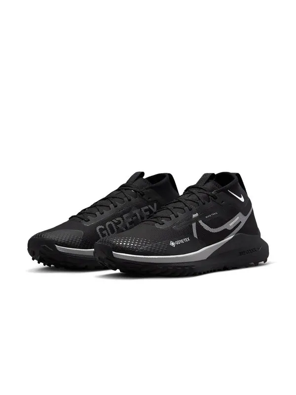 Кроссовки Nike React Pegasus Trail 4 GORE-TEX — изображение 3 из 5, черный/серебристый/серый