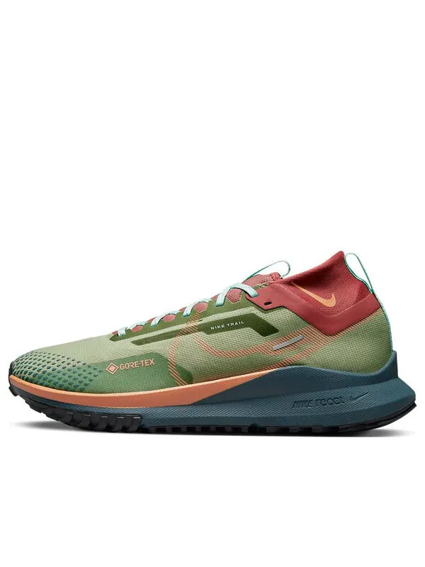 Кроссовки react pegasus trail 4 gore-tex 'alligator orange trance' Nike — изображение 1 из 4, зеленый