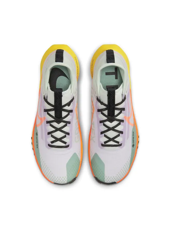 Кроссовки react pegasus trail 4 gore-tex 'barely grape total orange' Nike — изображение 4 из 4, белый/серый/зеленый
