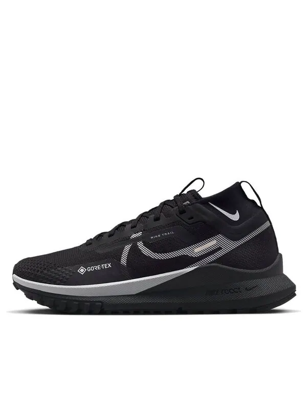 Кроссовки react pegasus trail 4 gore tex Nike — изображение 1 из 4, черный/серебристый/серый