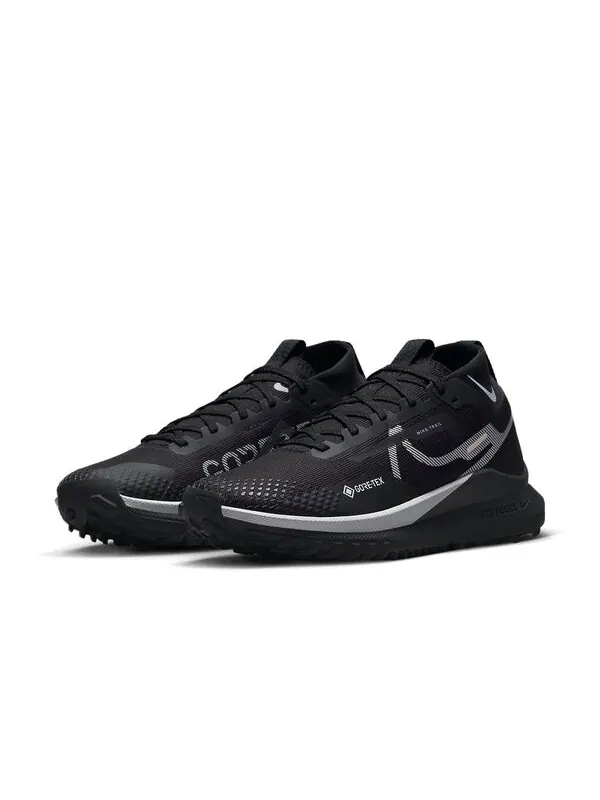 Кроссовки react pegasus trail 4 gore tex Nike — изображение 3 из 4, черный/серебристый/серый