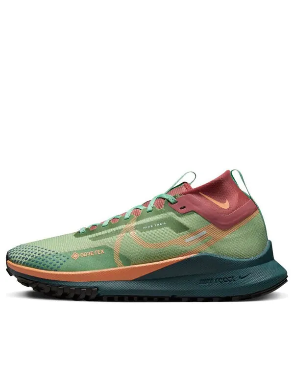 Кроссовки react pegasus trail 4 gore-tex 'alligator orange trance' Nike — изображение 1 из 4, зеленый