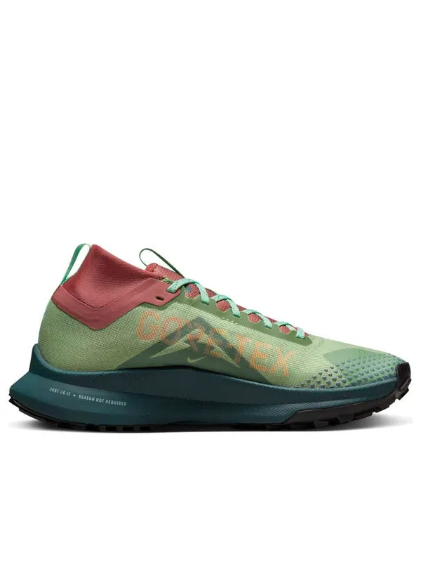 Кроссовки react pegasus trail 4 gore-tex 'alligator orange trance' Nike — изображение 2 из 4, зеленый