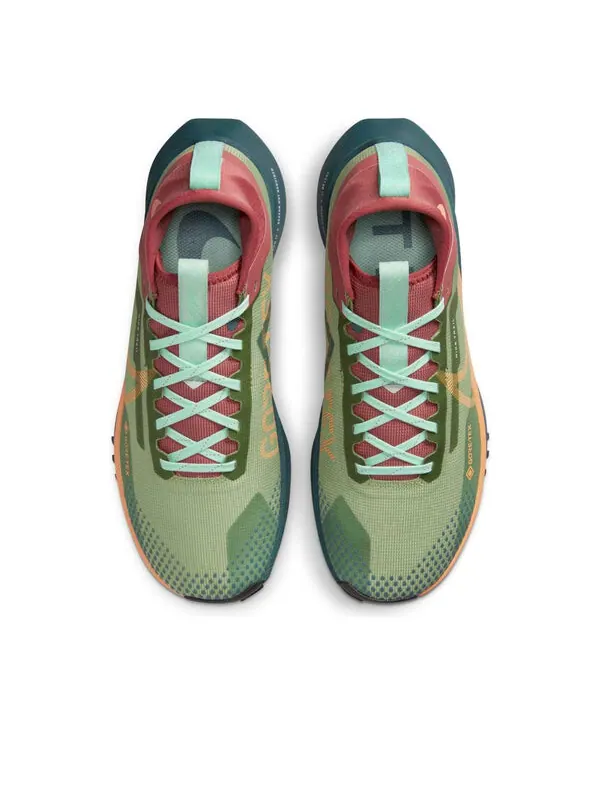 Кроссовки react pegasus trail 4 gore-tex 'alligator orange trance' Nike — изображение 4 из 4, зеленый