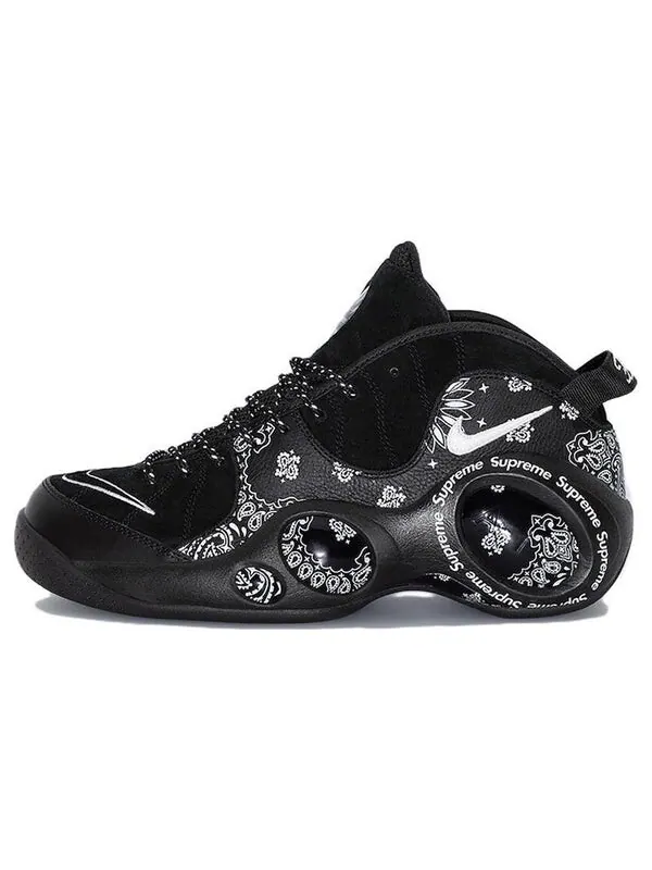 Кроссовки x supreme air zoom flight 95 sp Nike — изображение 2 из 4, черный/белый