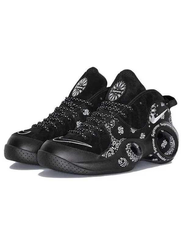 Кроссовки x supreme air zoom flight 95 sp Nike — изображение 3 из 4, черный/белый