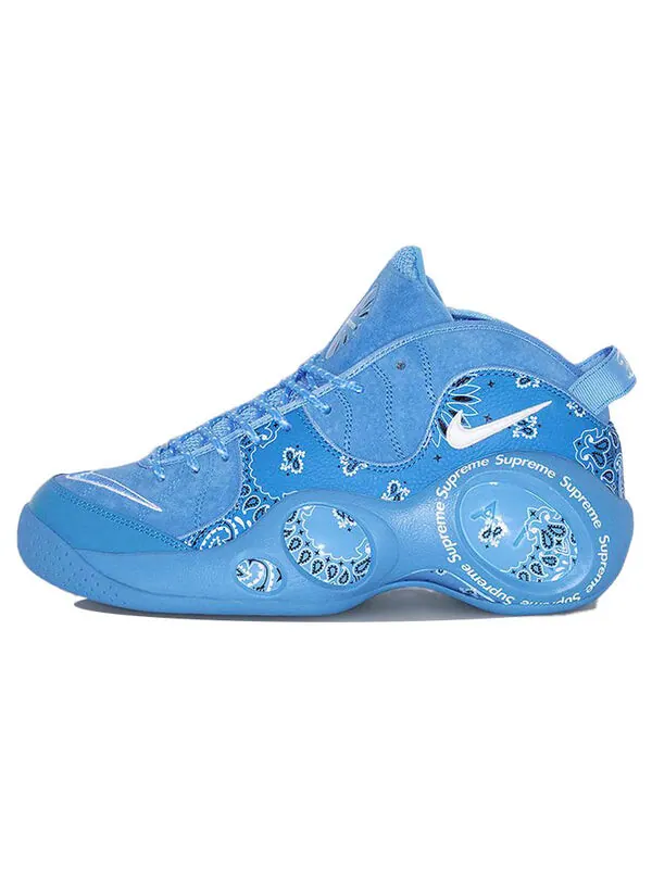 Кроссовки x supreme air zoom flight 95 sp Nike — изображение 2 из 4, синий/белый