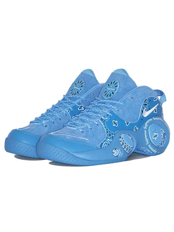Кроссовки x supreme air zoom flight 95 sp Nike — изображение 3 из 4, синий/белый