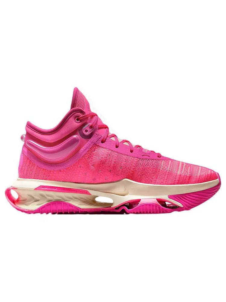 Баскетбольные кроссовки Nike Air Zoom GT Jump 2 — изображение 2 из 6, розовый