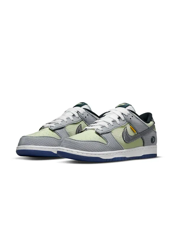 Кроссовки x union la dunk low Nike — изображение 3 из 4, серый/зеленый