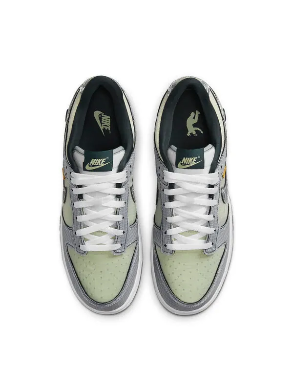 Кроссовки x union la dunk low Nike — изображение 4 из 4, серый/зеленый