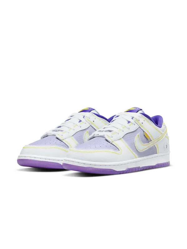 Кроссовки x union la dunk low Nike — изображение 3 из 4, серый/фиолетовый/желтый