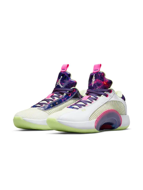 Кроссовки luka doncic x 35 низкие Air Jordan — изображение 3 из 4, белый/фиолетовый