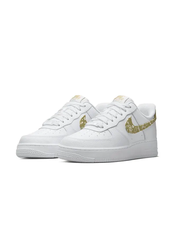 Кроссовки air force 1 '07 essential 'barely paisley' Nike — изображение 3 из 4, белый