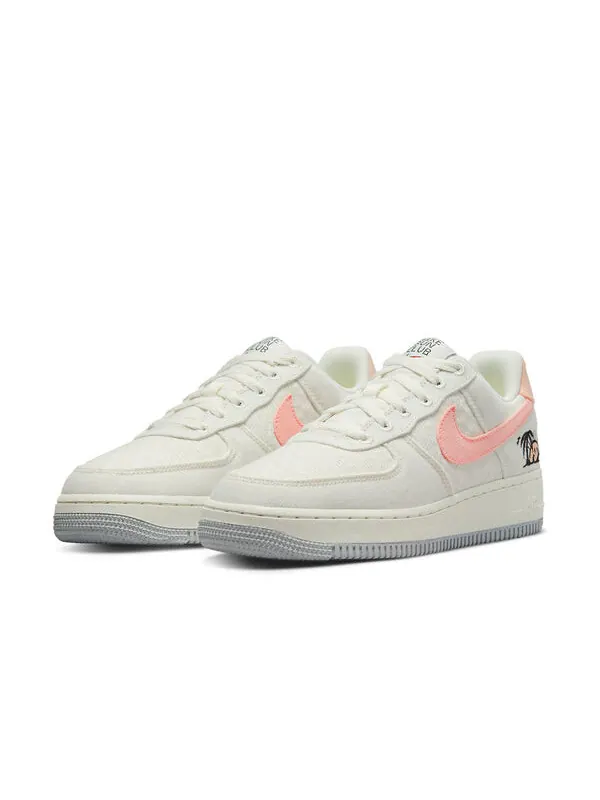 Кроссовки air force 1 низкие Nike — изображение 3 из 4, кремовый/розовый