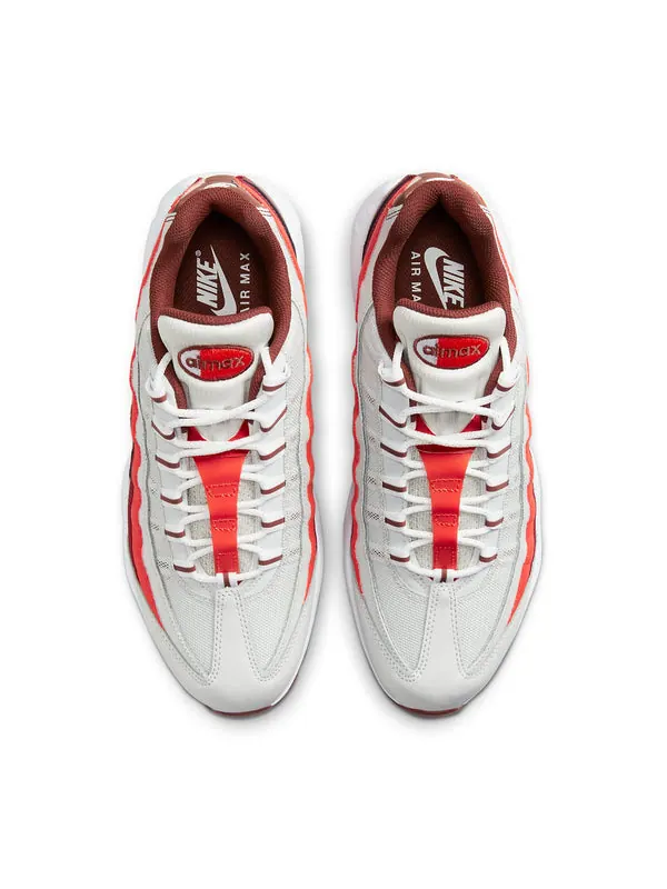 Кроссовки air max 95 photon dust picante red 'photon dust picante red' Nike — изображение 4 из 4, темный/красный/белый