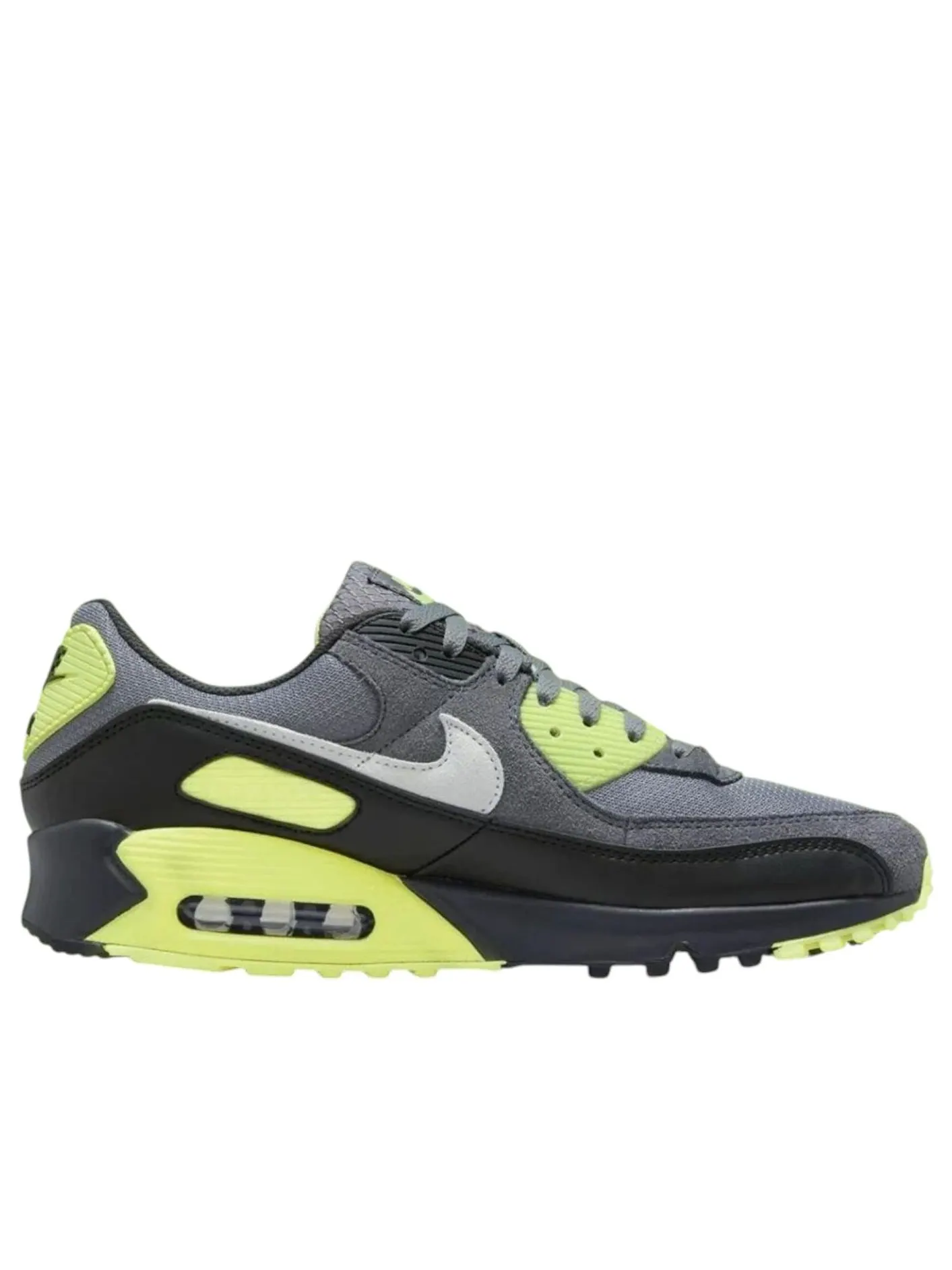 Кроссовки Nike Air Max 90 'Smoke Grey Light Lemon Twist' — изображение 6 из 6, серый/светлый