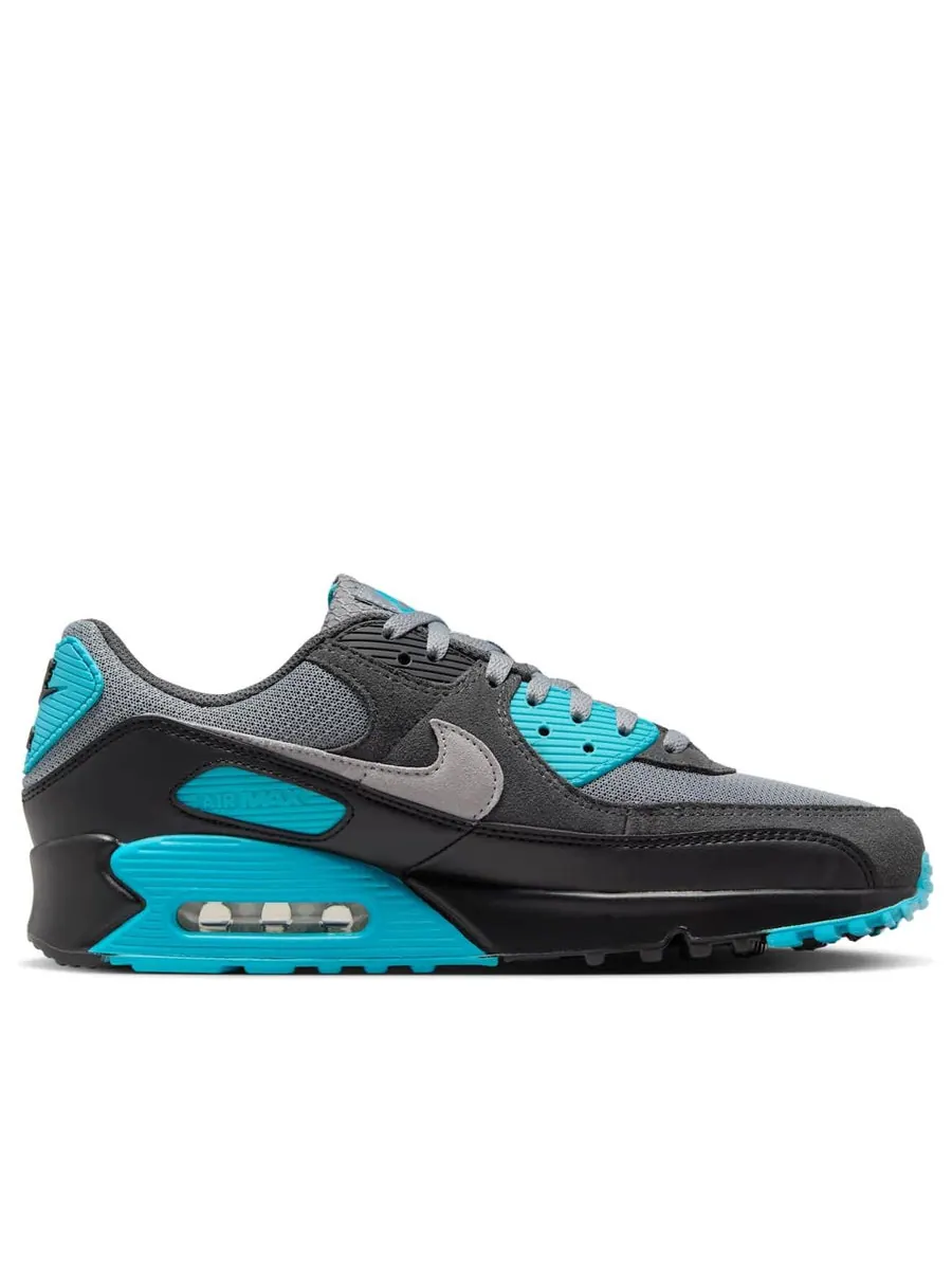 Кроссовки Nike Air Max 90 'Cool Grey Dusty Cactus Black' — изображение 2 из 6, серый