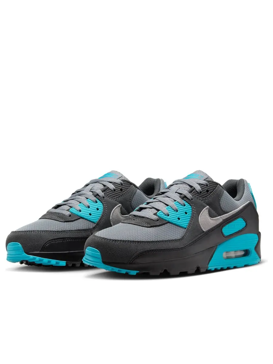 Кроссовки Nike Air Max 90 'Cool Grey Dusty Cactus Black' — изображение 3 из 6, серый