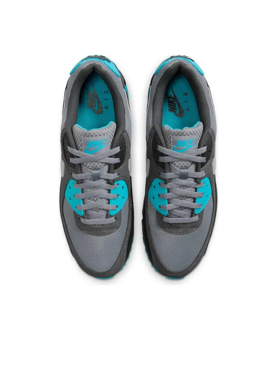 Кроссовки Nike Air Max 90 'Cool Grey Dusty Cactus Black' — изображение 4 из 6, серый