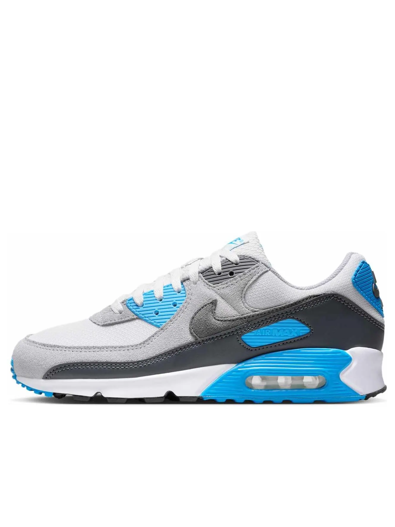Кроссовки Nike Air Max 90 'Blue Lighting' — изображение 1 из 6, серый